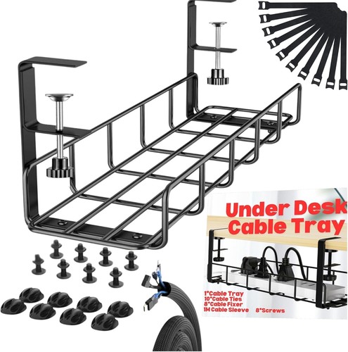 Under desk cable management - desk,