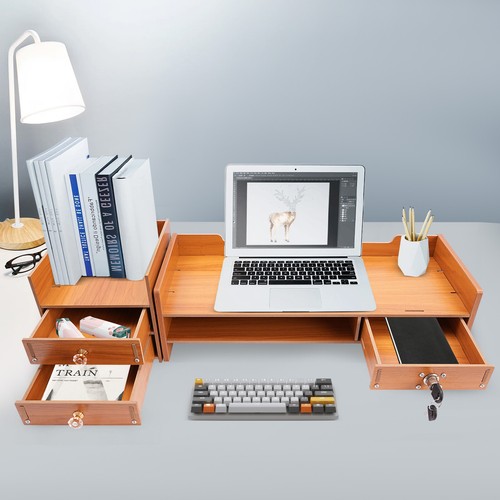 Office wood desk organizer - wood,