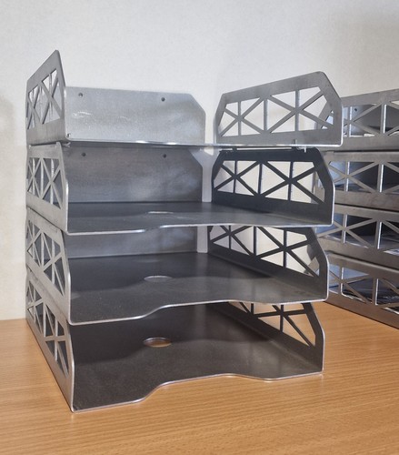 Metal tier desk - tier, tray