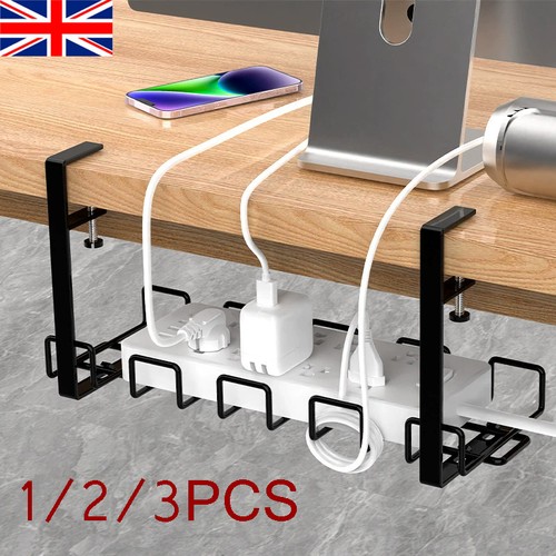 3pcs tidy under desk cable - desk,
