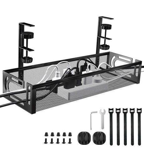 Under desk cable management - desk,