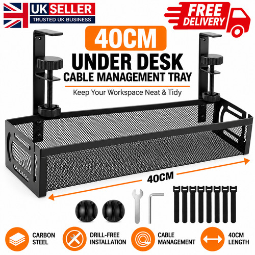 40cm under desk cable - 40cm,
