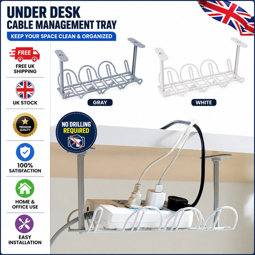 Under desk cable management - cable,