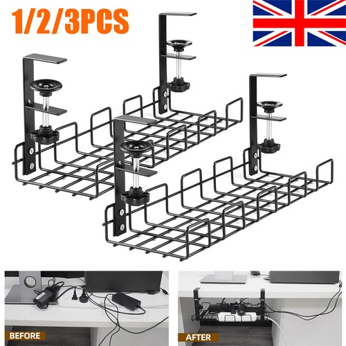Under desk cable tray - under,