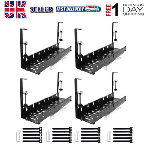Under desk cable tray - under,