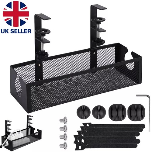 Under desk cable tray - desk,