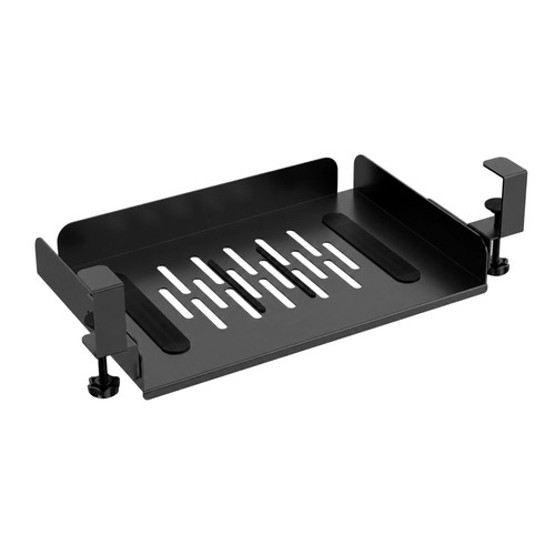 Under desk tray with - under-desk, clamp
