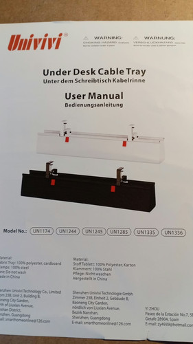 Under desk cable - desk,