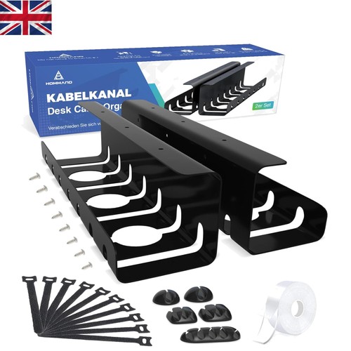 Efficient under desk - desk, cable