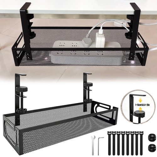 Under desk cable tray - desk,